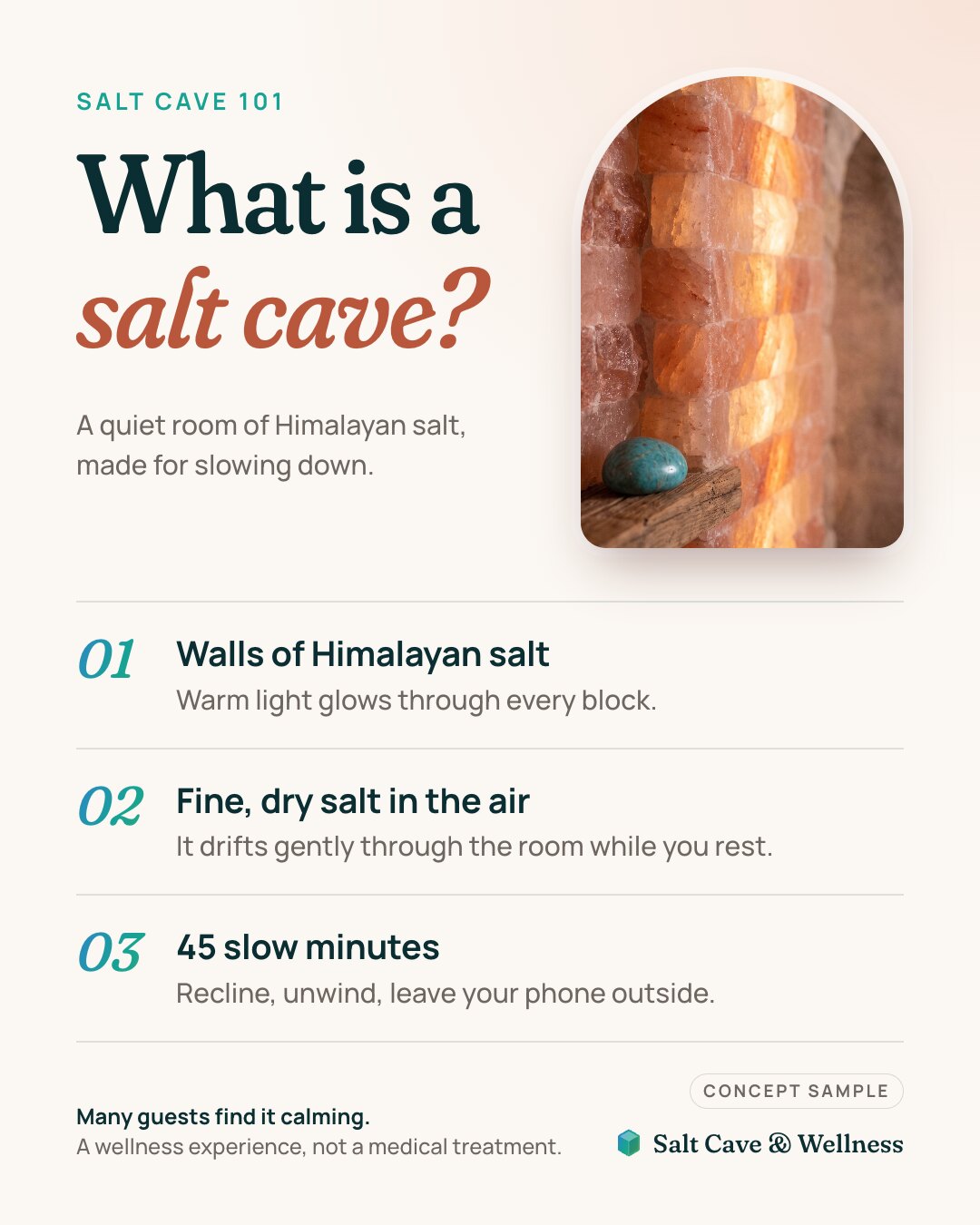 What is a salt cave post