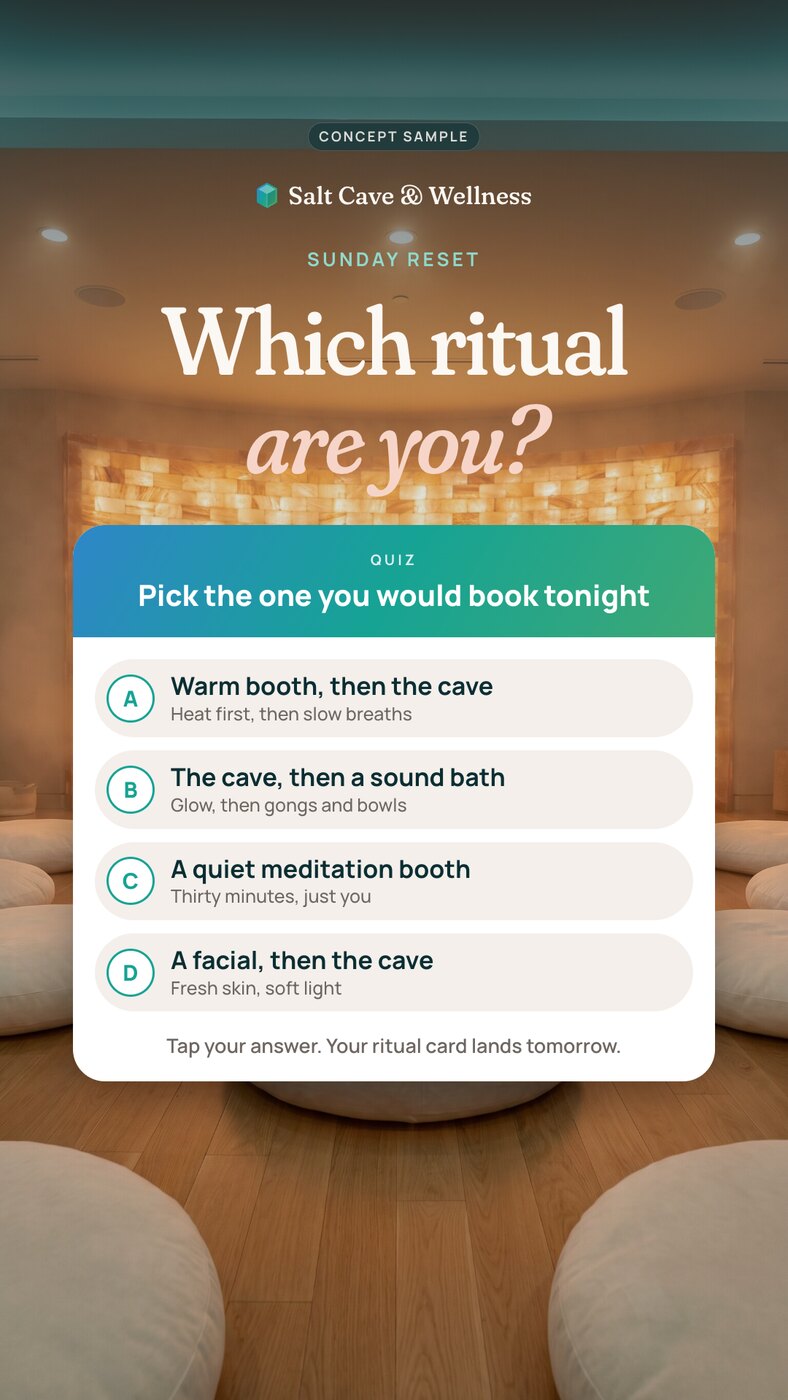 Ritual quiz story